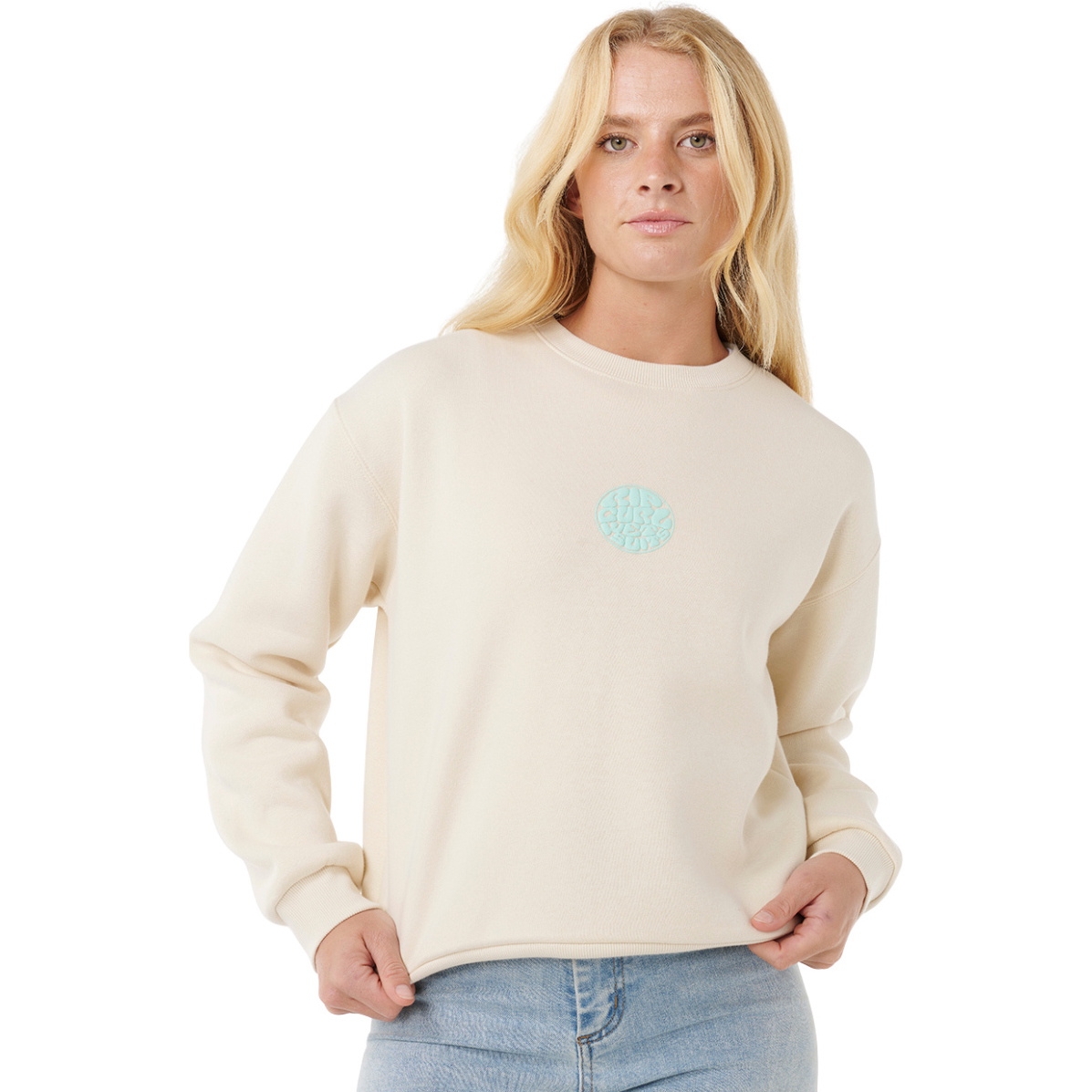 2025 Rip Curl Da Donna Icons Of Surf Relaxed Crew 09SWFL - Shell
